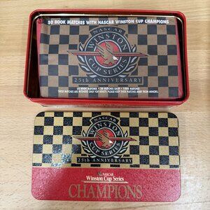 NASCAR Winston Cup Series 25th Anniversary Champions 50 Book Matches in Tin